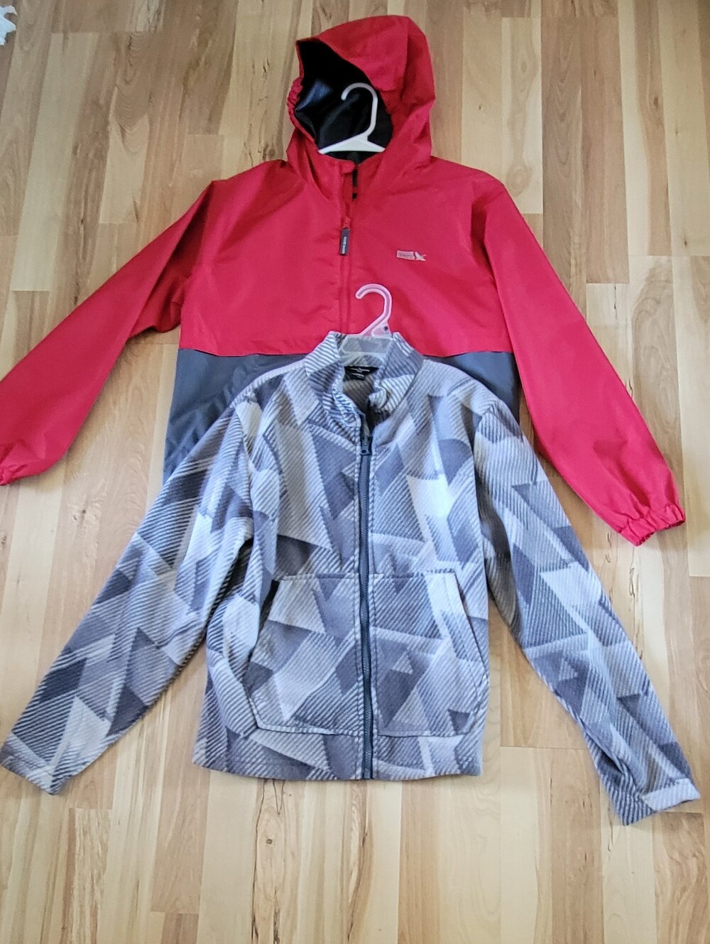 Eddie Bauer Kids 2-Piece Red and Gray Jacket Set